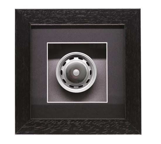 &lt;!--value not found--&gt; Early 911 &amp; 912 Steel Wheel in 1:8 Scale - Framed